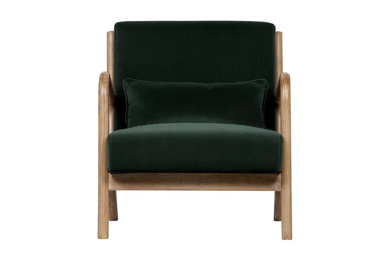 Highly Sammetsfåtölj - Grön - Möbler - Vardagsrum - Fåtöljer - Sammetsfåtölj