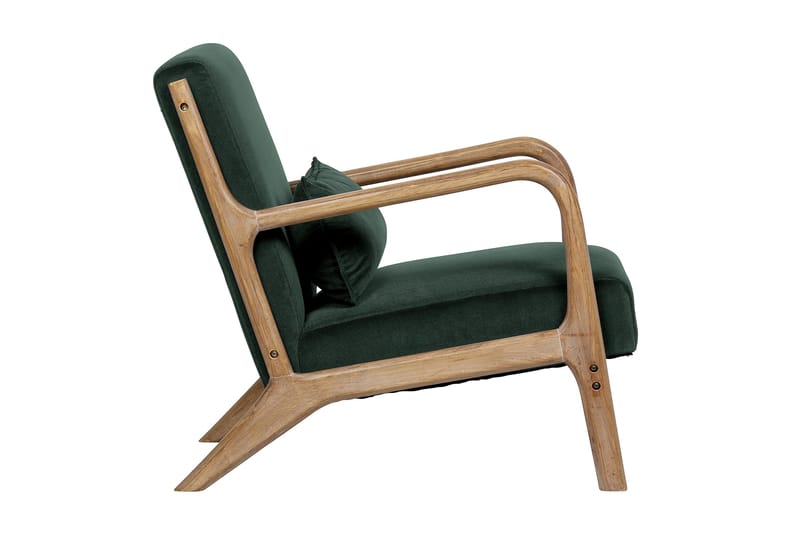 Highly Sammetsfåtölj - Grön - Möbler - Vardagsrum - Fåtöljer - Sammetsfåtölj