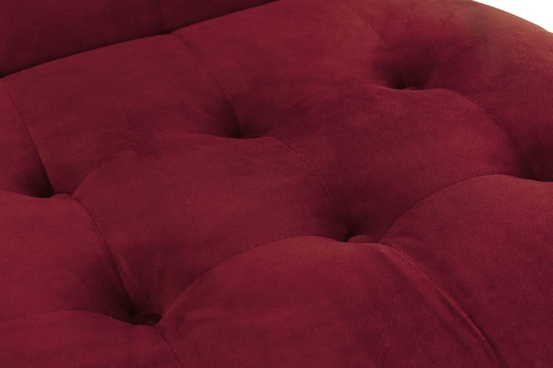 Indy Sammetsfåtölj - Röd/Svart - Möbler - Vardagsrum - Fåtöljer - Sammetsfåtölj