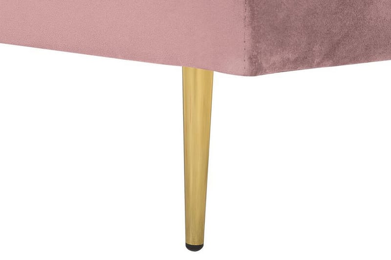 Llanfach Schäslong Höger Sammet - Rosa - Möbler - Vardagsrum - Fåtöljer - Sammetsfåtölj