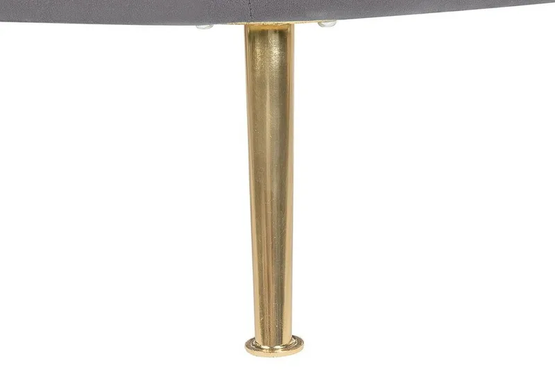 Rickli Fåtölj Sammet - Grå - Möbler - Vardagsrum - Fåtöljer - Sammetsfåtölj