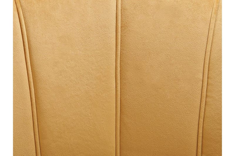 Sarannell Sammetsfåtölj - Gul - Möbler - Vardagsrum - Fåtöljer