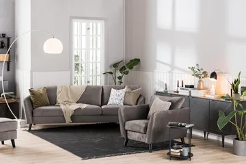 Trend Fåtölj - Brun - Möbler - Vardagsrum - Fåtöljer - Sammetsfåtölj