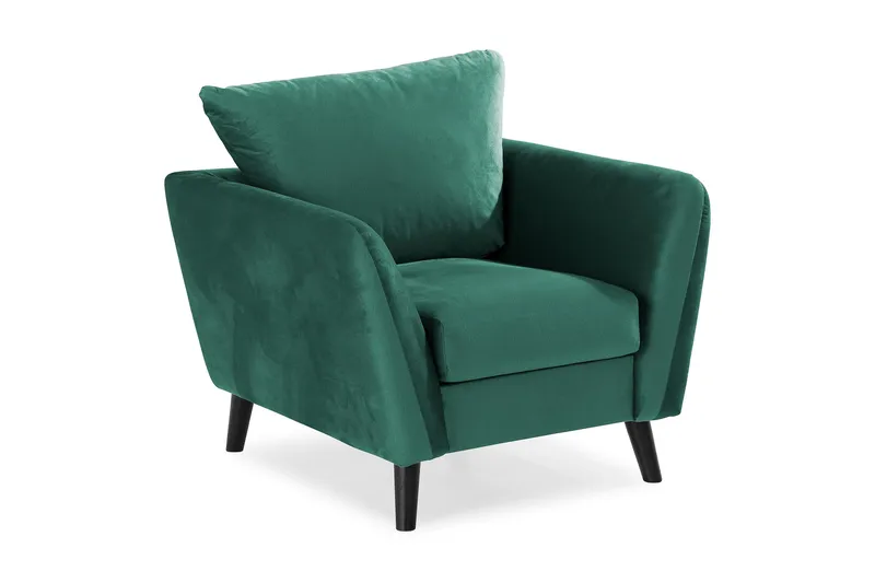 Trend Fåtölj, Grön Sammet