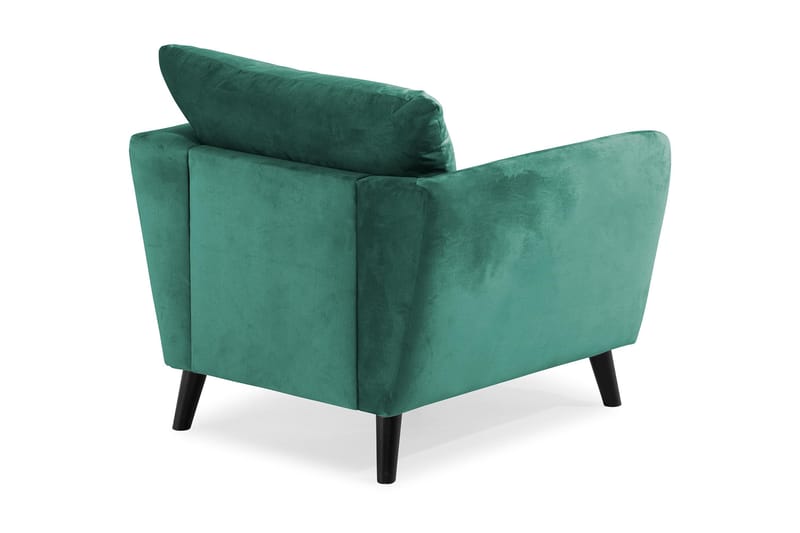 Trend Fåtölj - Grön Sammet - Möbler - Vardagsrum - Fåtöljer - Sammetsfåtölj