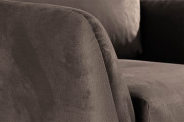 Trend Fåtölj i Sammet - Brun - Möbler - Vardagsrum - Fåtöljer - Sammetsfåtölj