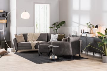 Trend Fåtölj i Sammet - Grå - Möbler - Vardagsrum - Fåtöljer - Sammetsfåtölj