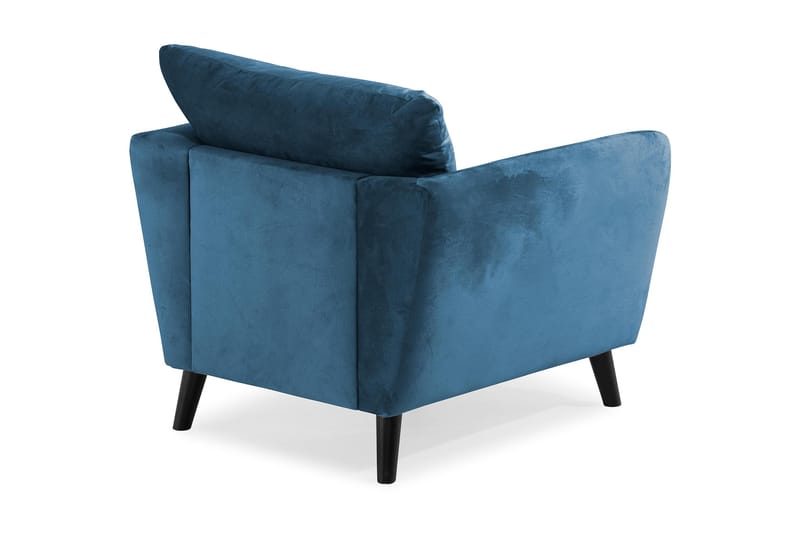 Trend Fåtölj - Midnattsblå Sammet - Möbler - Vardagsrum - Fåtöljer - Sammetsfåtölj