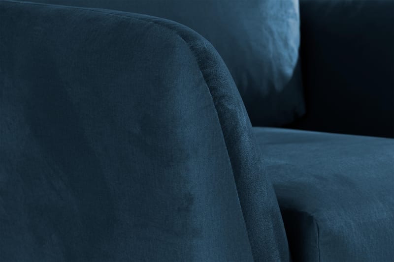 Trend Fåtölj - Midnattsblå Sammet - Möbler - Vardagsrum - Fåtöljer - Sammetsfåtölj