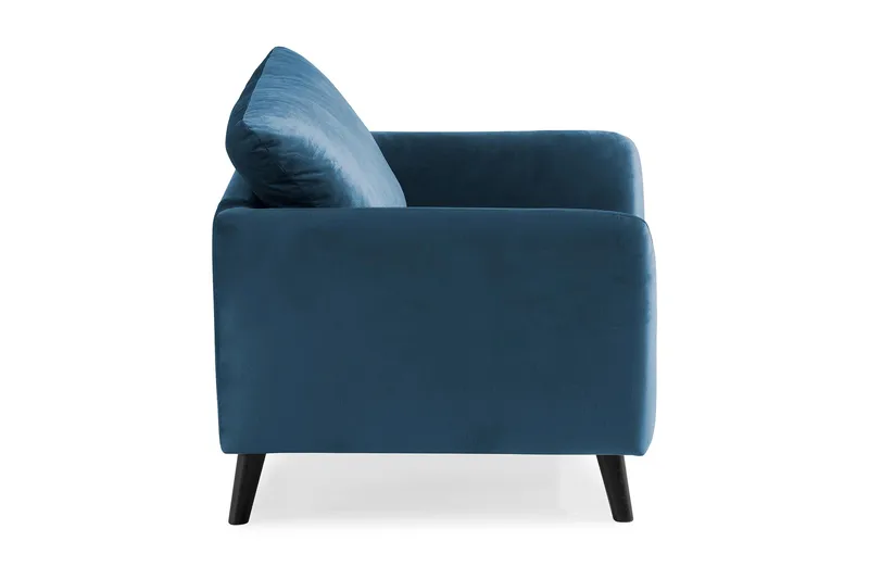 Trend Fåtölj - Midnattsblå Sammet - Möbler - Vardagsrum - Fåtöljer - Sammetsfåtölj