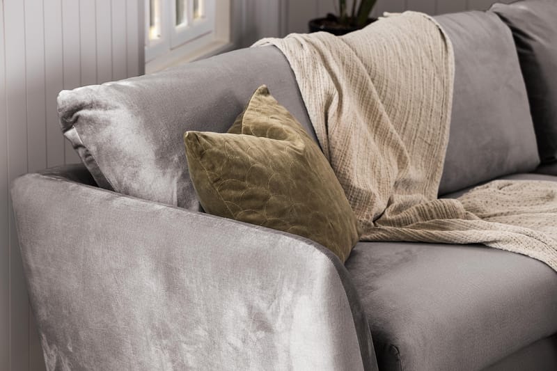 Trend Fåtölj - Mörkgrå Sammet - Möbler - Vardagsrum - Fåtöljer - Sammetsfåtölj