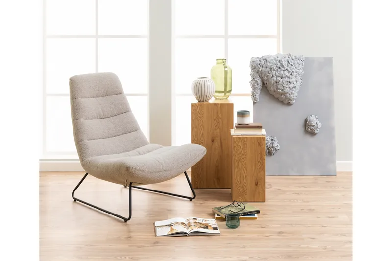 Sammo Loungefåtölj - Beige - Möbler - Vardagsrum - Fåtöljer
