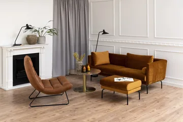 Sammo Loungefåtölj - Brun - Möbler - Vardagsrum - Fåtöljer