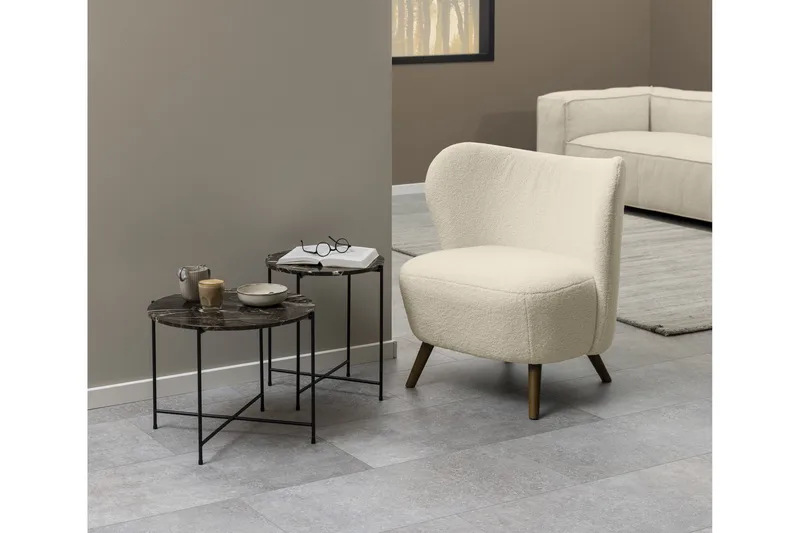 Sanu Loungefåtölj - Beige - Möbler - Vardagsrum - Fåtöljer