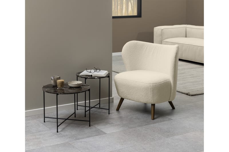 Sanu Loungefåtölj - Beige - Möbler - Vardagsrum - Fåtöljer