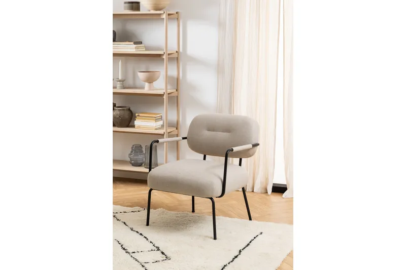 Saori Loungefåtölj - Beige - Möbler - Vardagsrum - Fåtöljer