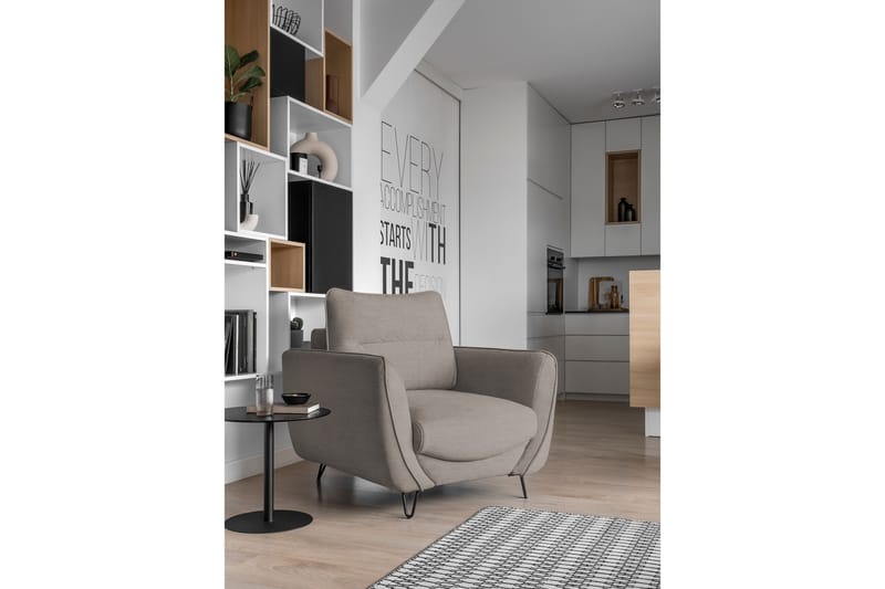 SAROSH Fåtölj Beige - Möbler - Vardagsrum - Fåtöljer