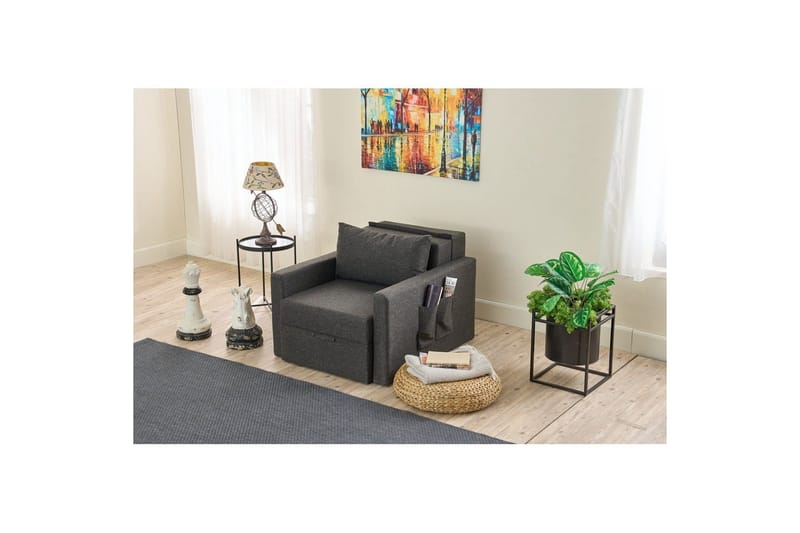 Savra Bäddfåtölj - Antracit - Möbler - Vardagsrum - Bäddsoffor - Hörnbäddsoffa