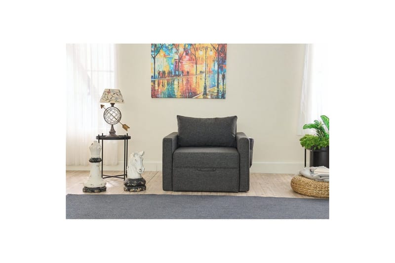 Savra Bäddfåtölj - Antracit - Möbler - Vardagsrum - Bäddsoffor - Hörnbäddsoffa