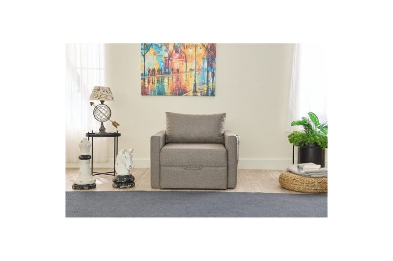 Savra Bäddfåtölj - Brun - Möbler - Vardagsrum - Bäddsoffor - Hörnbäddsoffa