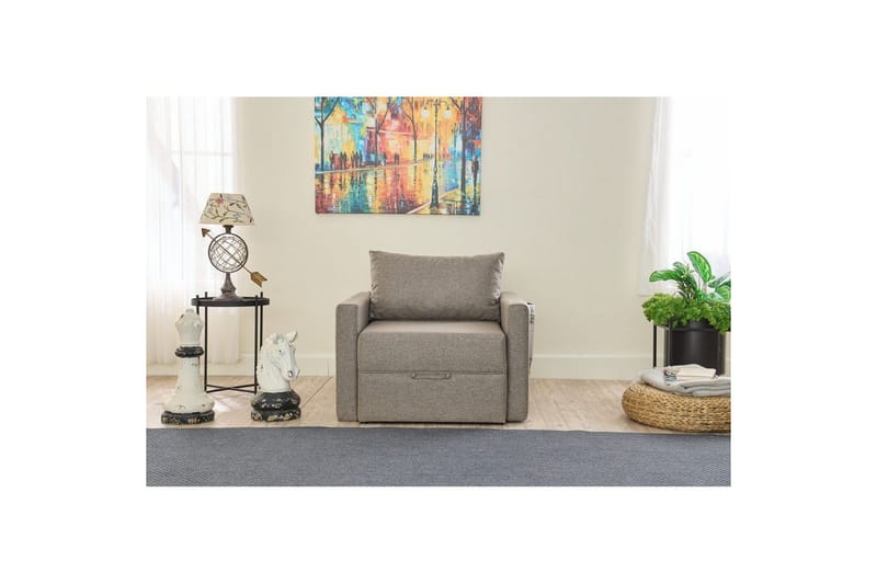 Savra Bäddfåtölj - Brun - Möbler - Vardagsrum - Bäddsoffor - Hörnbäddsoffa