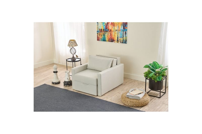 Savra Bäddfåtölj - Cream - Möbler - Vardagsrum - Bäddsoffor - Hörnbäddsoffa