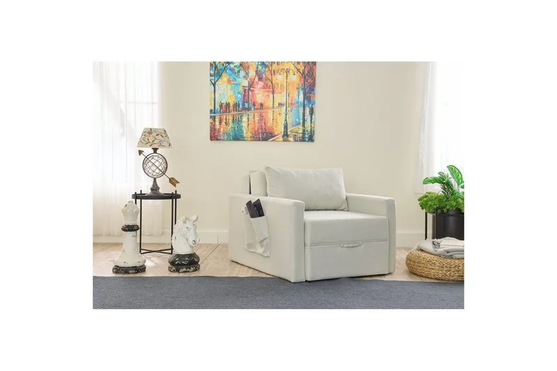 Savra Bäddfåtölj - Cream - Möbler - Vardagsrum - Bäddsoffor