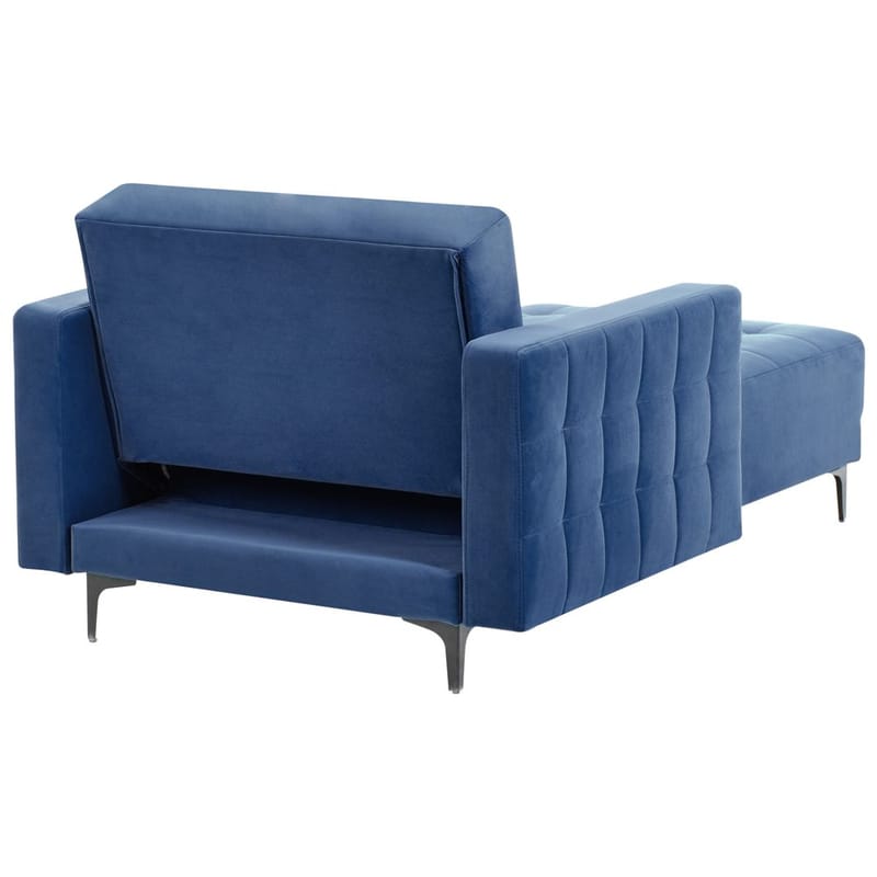 schäslong Aberdeen - Blå, Svart - Möbler - Vardagsrum - Soffor - Modulsoffor - Hörnmodul