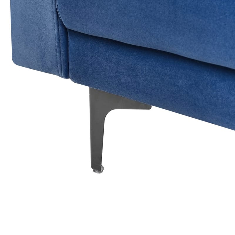 schäslong Aberdeen - Blå, Svart - Möbler - Vardagsrum - Soffor - Modulsoffor - Hörnmodul