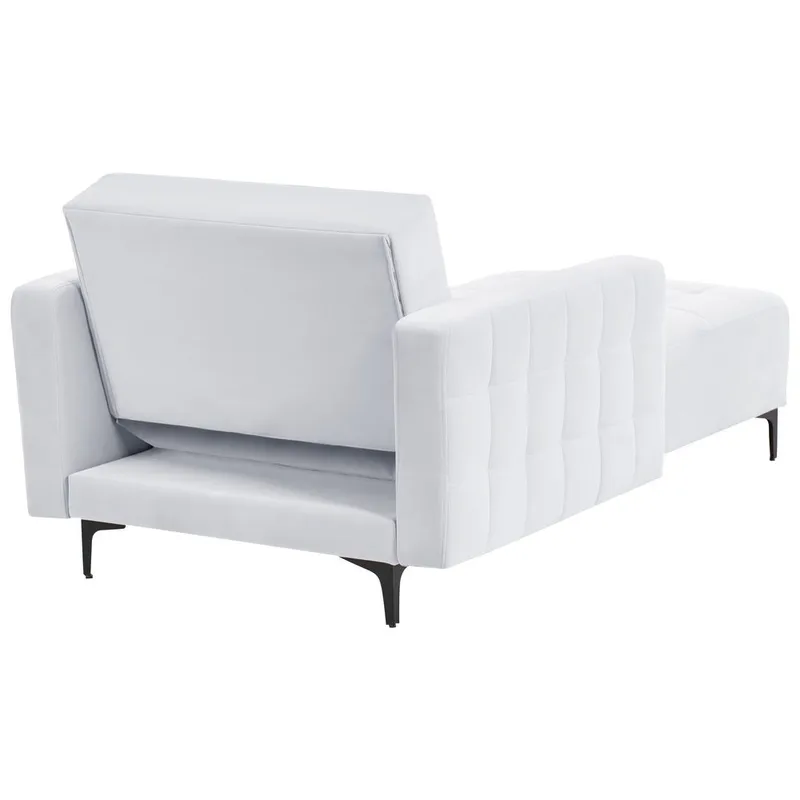 schäslong Aberdeen - Grå, svart - Möbler - Vardagsrum - Fåtöljer - Schäslongfåtöljer & divanfåtöljer