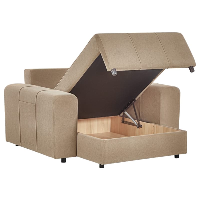 Schäslong Innvik - Brun - Möbler - Vardagsrum - Soffor - Modulsoffor - Hörnmodul