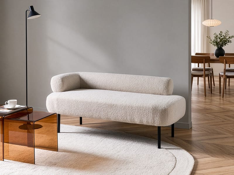 Schäslong Mirmande Vänstervänd - Off-White - Möbler - Sovrum - Dagbäddar