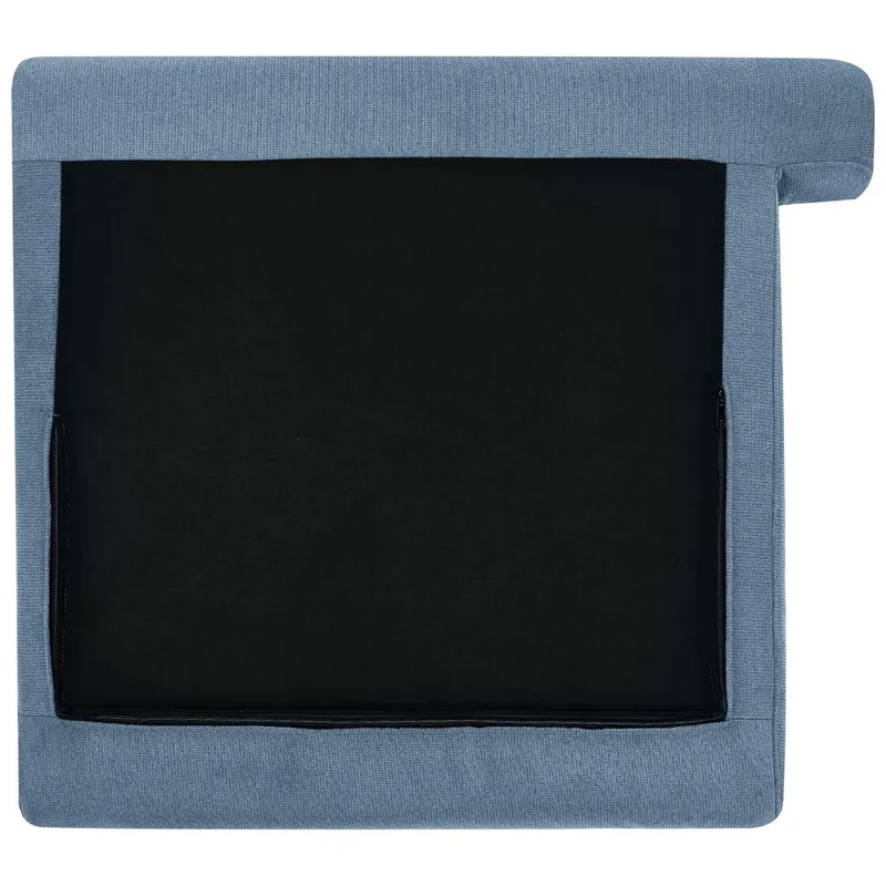 Schäslong Sievoz - Blå, Svart/Högervänd - Möbler - Vardagsrum - Fåtöljer - Schäslongfåtöljer & divanfåtöljer