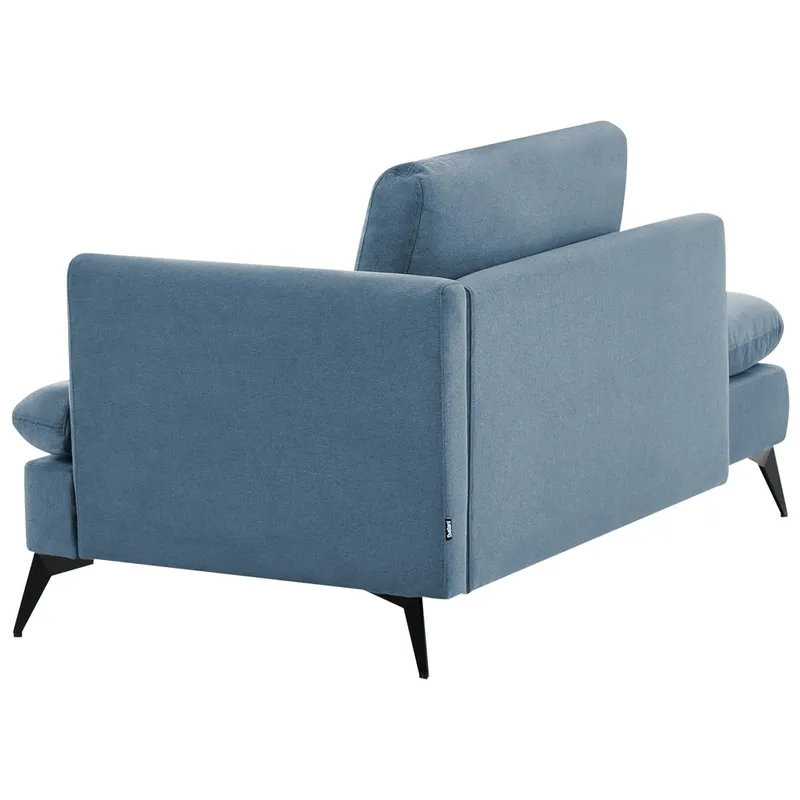 Schäslong Sievoz - Blå, Svart/Högervänd - Möbler - Vardagsrum - Fåtöljer - Schäslongfåtöljer & divanfåtöljer