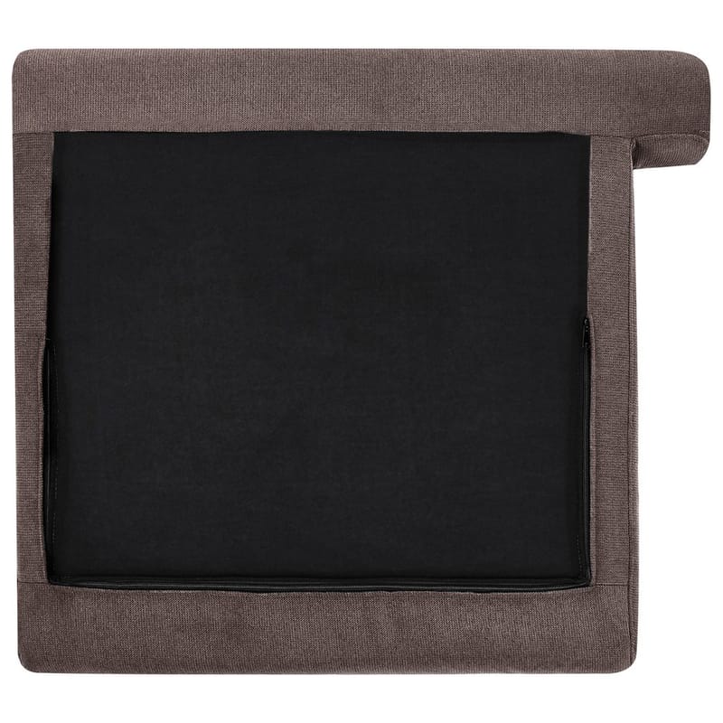 Schäslong Sievoz - Brun, Svart/Högervänd - Möbler - Vardagsrum - Fåtöljer - Schäslongfåtöljer & divanfåtöljer