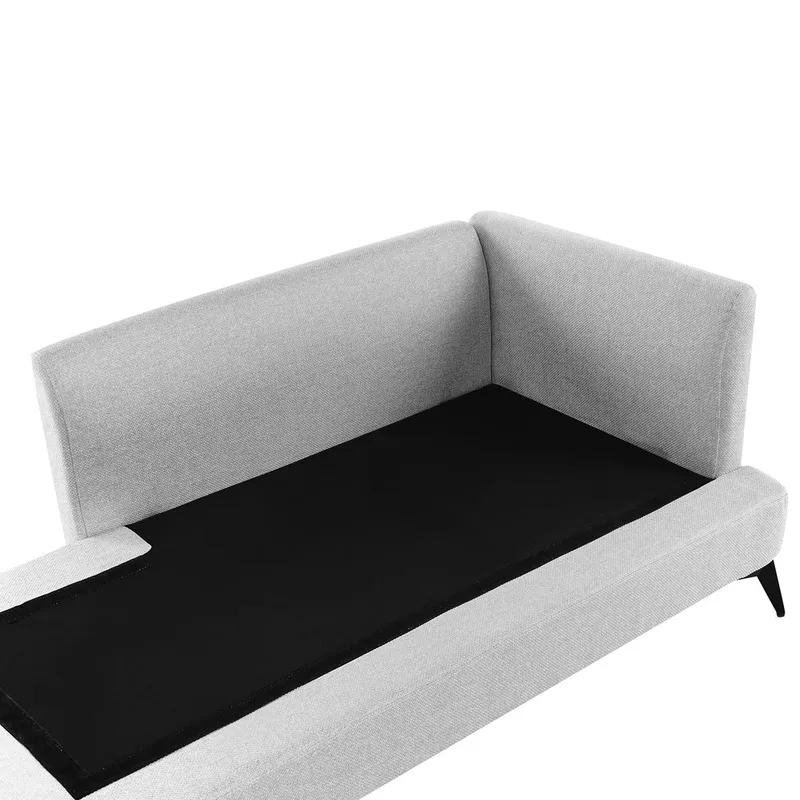 Schäslong Sievoz - Grå, svart/Högervänd - Möbler - Vardagsrum - Fåtöljer - Schäslongfåtöljer & divanfåtöljer