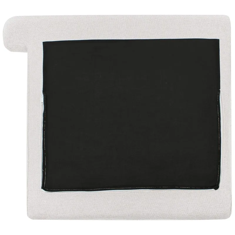 Schäslong Sievoz - Ljubeige, svart/Vänstervänd - Möbler - Vardagsrum - Fåtöljer - Schäslongfåtöljer & divanfåtöljer