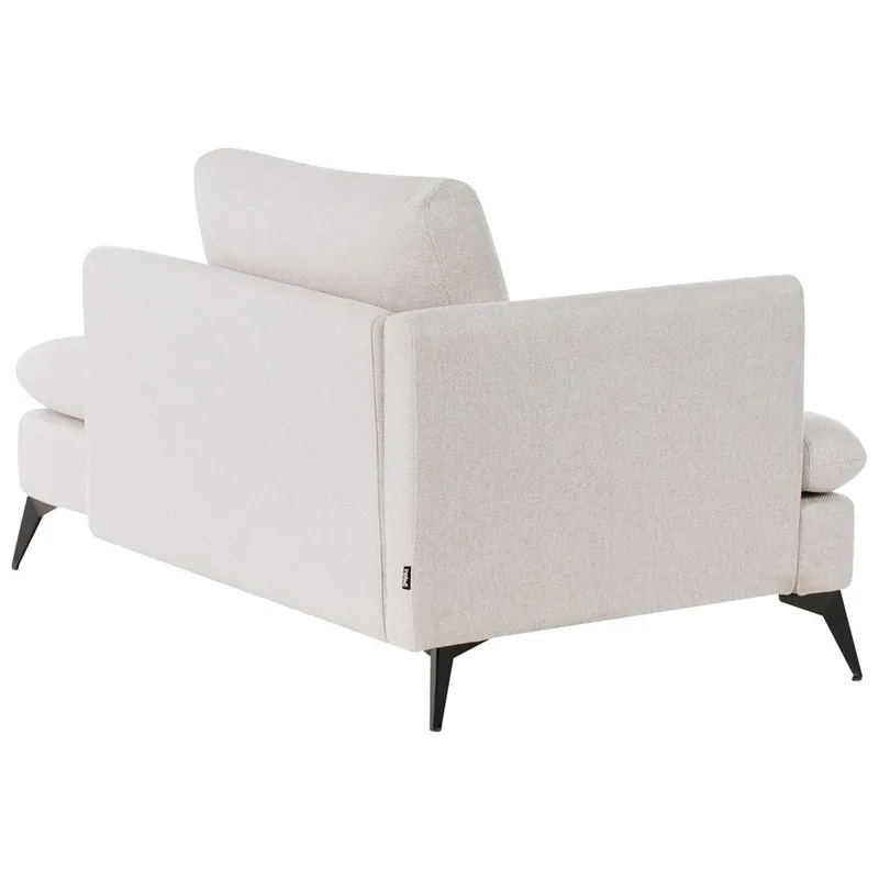 Schäslong Sievoz - Ljubeige, svart/Vänstervänd - Möbler - Vardagsrum - Fåtöljer - Schäslongfåtöljer & divanfåtöljer