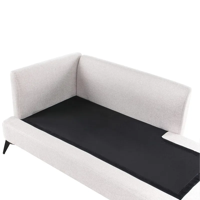 Schäslong Sievoz - Ljubeige, svart/Vänstervänd - Möbler - Vardagsrum - Fåtöljer - Schäslongfåtöljer & divanfåtöljer