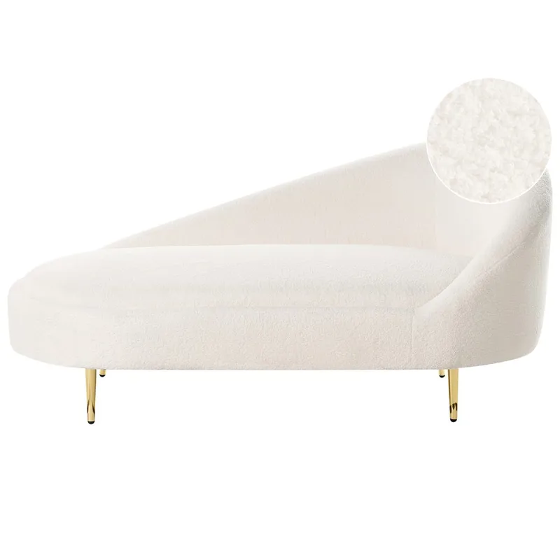 Schäslong Valreas, Vitt, guld/Högervänd