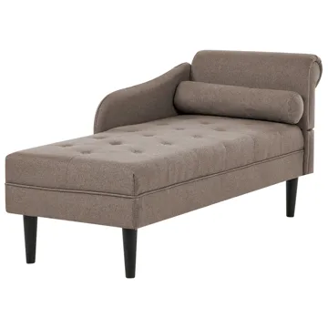 Schäslong Yvoire Högervänd - Taupe - Möbler - Sovrum - Dagbäddar
