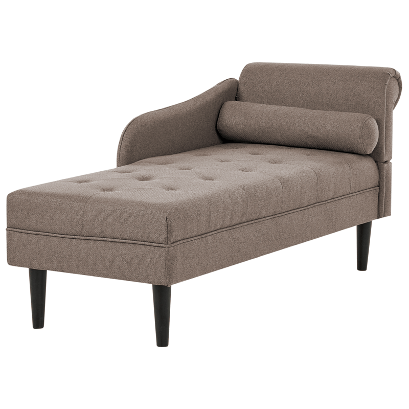 Schäslong Yvoire Högervänd - Taupe - Möbler - Sovrum - Dagbäddar