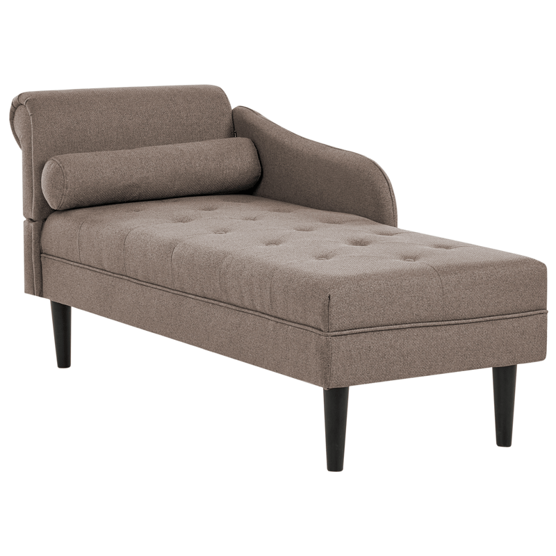 Schäslong Yvoire Vänstervänd - Taupe - Möbler - Sovrum - Dagbäddar