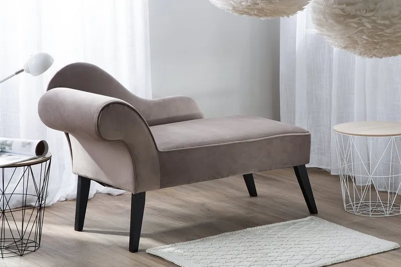 Biarritz Schäslong - Grå - Möbler - Vardagsrum - Fåtöljer - Schäslongfåtöljer & divanfåtöljer