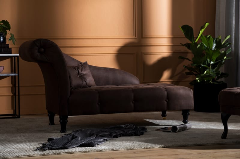 DANA Schäslong Vintage Brun - Möbler - Vardagsrum - Fåtöljer - Schäslongfåtöljer & divanfåtöljer