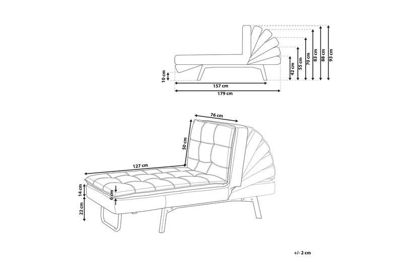 Karyne Schäslong Sammet - Rosa - Möbler - Vardagsrum - Fåtöljer - Schäslongfåtöljer & divanfåtöljer