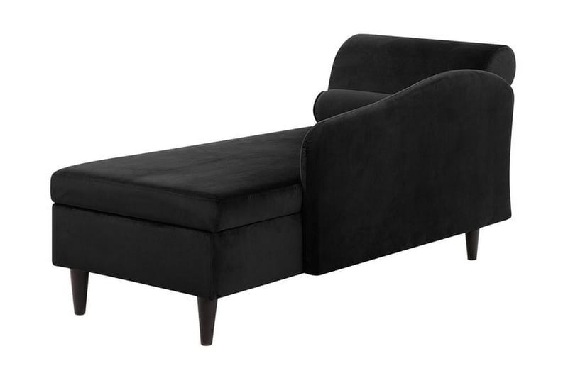 Luiro Schäslong - Svart - Möbler - Vardagsrum - Fåtöljer - Schäslongfåtöljer & divanfåtöljer