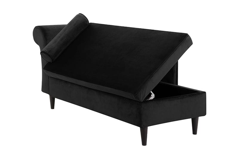 Luiro Schäslong - Svart - Möbler - Vardagsrum - Fåtöljer - Schäslongfåtöljer & divanfåtöljer