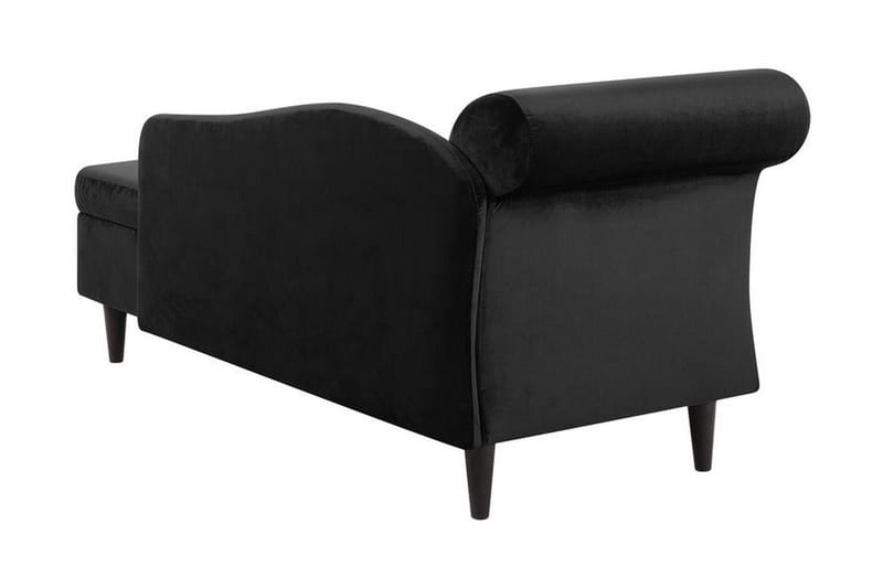 Luiro Schäslong - Svart - Möbler - Vardagsrum - Fåtöljer - Schäslongfåtöljer & divanfåtöljer