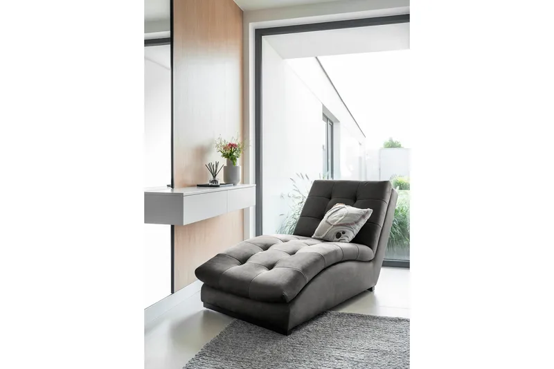 Manwi Schäslongfåtölj - Brun - Möbler - Vardagsrum - Fåtöljer - Schäslongfåtöljer & divanfåtöljer